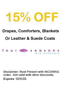 Delivery Dry Cleaning & Tailoring - Four Seasons Dry Cleaners Pittsburgh